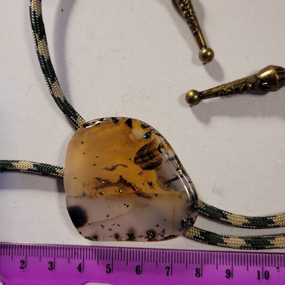 Bolo Tie - Made from Stone - Very Unique Looking - Picture 3 of 12